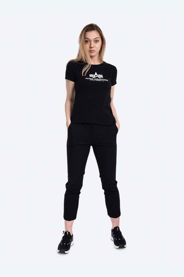 Tričko Alpha Industries Alpha Industries New Basic T-Shirt Čierna | 196051.03, 1
