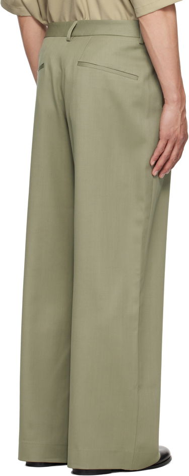 Nohavice Entire Studios Entire Studios Wide-Leg Trousers Zelené | ESU-S25-3003-KG, 2