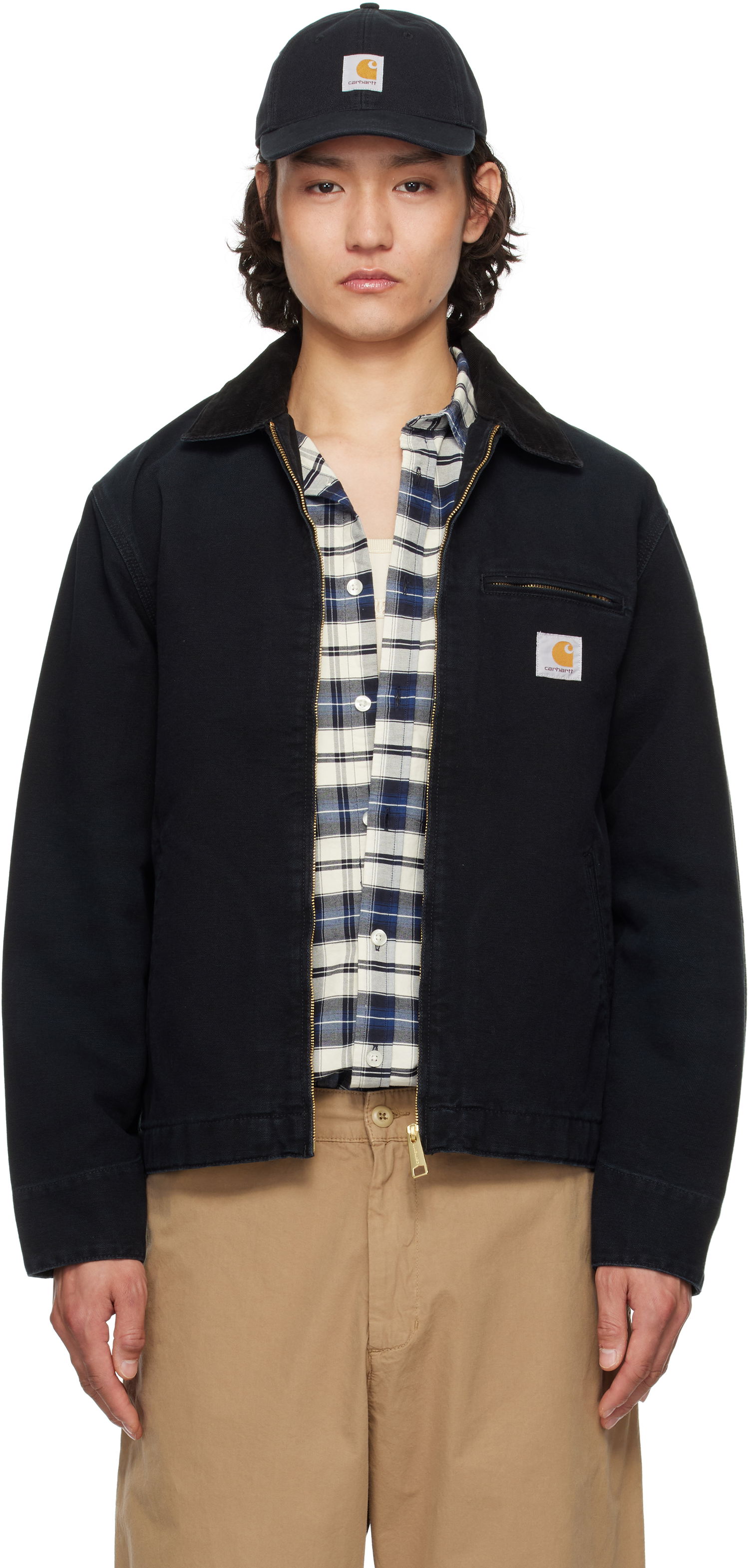 Bunda Carhartt WIP Detroit Zip-Up Jacket Čierna | I034819, 0