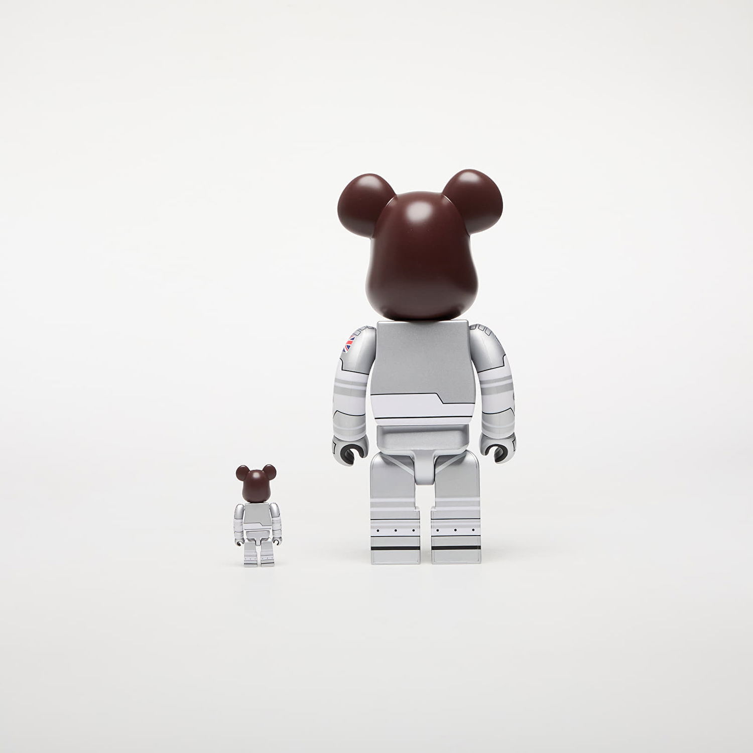 Zberateľské Medicom Toy BE@RBRICK James Bond Moonraker Figure 100% & 400% Set Metalická | 4530956617114, 1