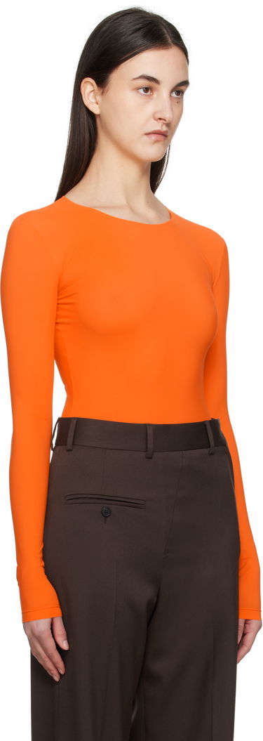 Body Maison Margiela MM6 Maison Margiela Jersey Long Sleeve Bodysuit Oranžová | S52NA0068 S20518, 1