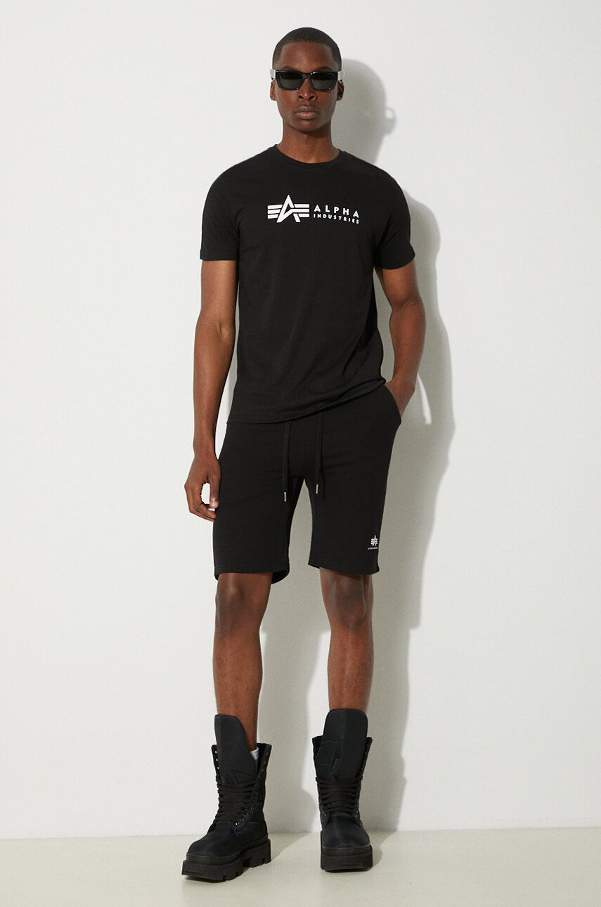 Šortky Alpha Industries Basic Shorts Čierna | 116363FP.530, 1