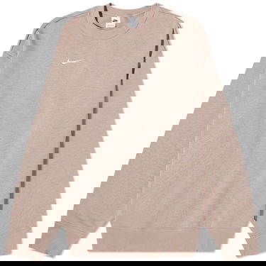 Sveter Nike Nike Phoenix Fleece Oversized Crew Sweat Diffused Taupe/Sail Béžová | DQ5733-272, 0