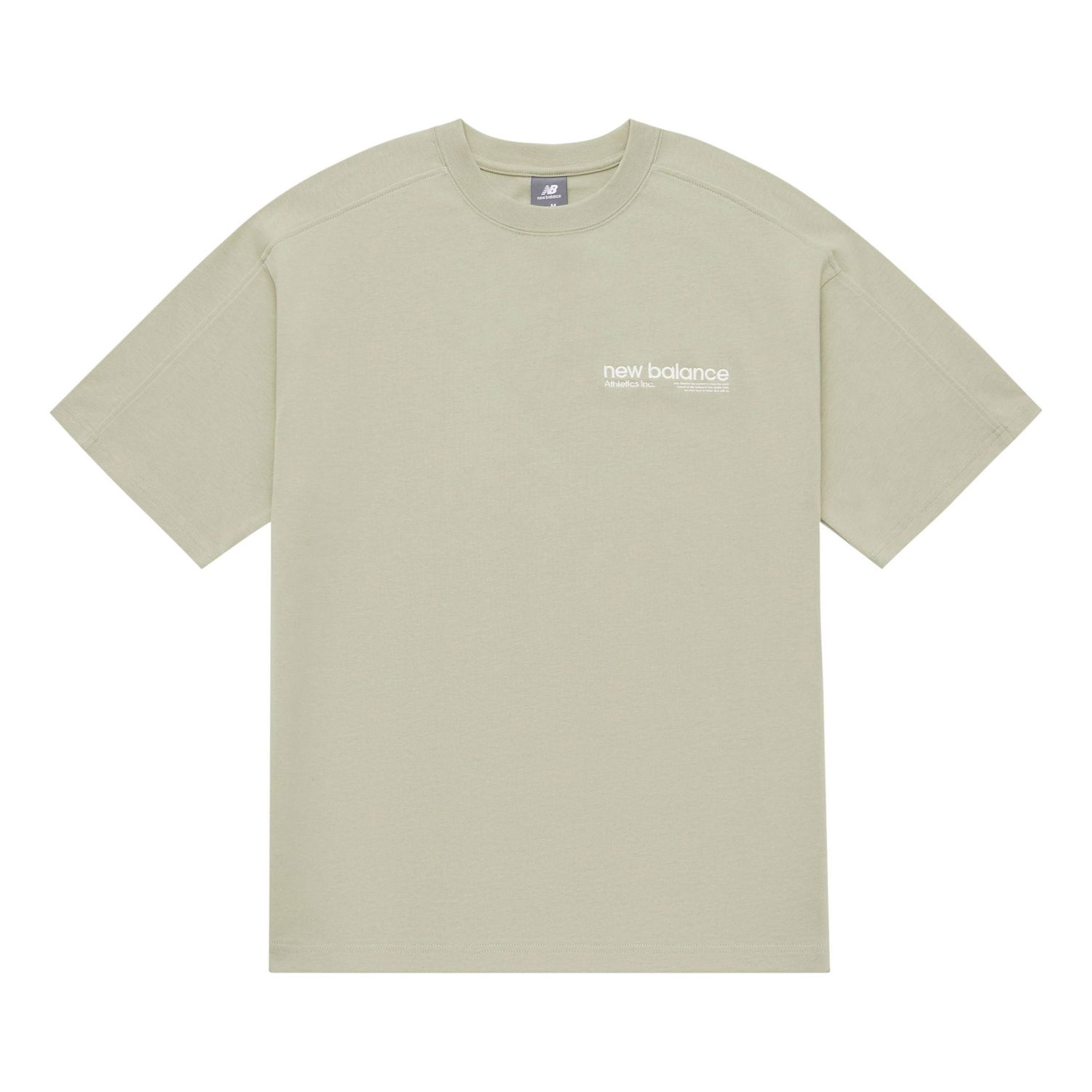 Tričko New Balance Wordmark Logo T-Shirt Zelené | AMT42301-OVN, 0