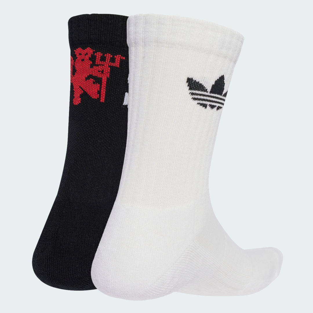 Ponožky adidas Performance Manchester United Crew Socks - 2 Pairs Čierna | JV5890, 0