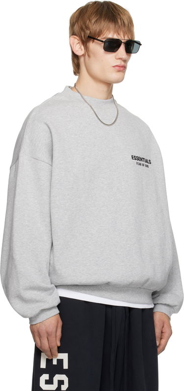Sveter Fear of God Fear of God ESSENTIALS Fleece Crewneck Sweatshirt Šedá | 192HO246268F, 1