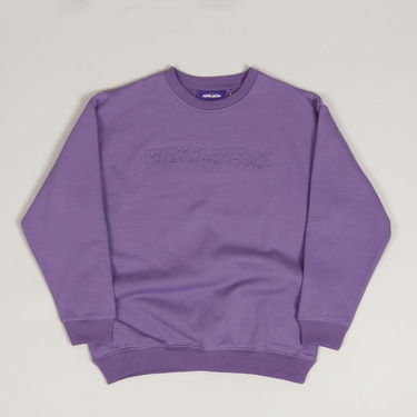 Mikina Fucking Awesome Stamp Crewneck Fialová | PN4117, 1