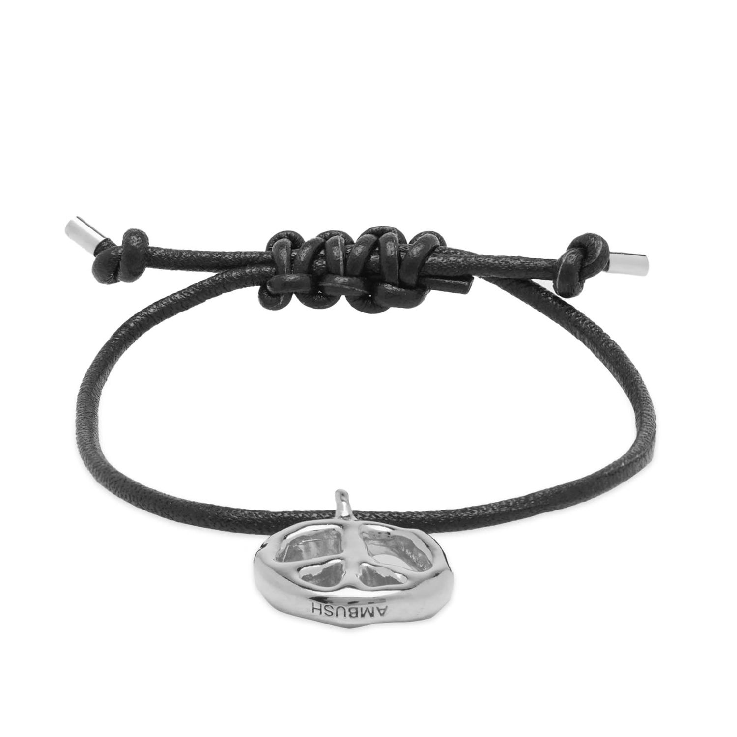 Náramok Ambush Peace Leather Bracelet Šedá | BMOA027S23BRA0017200, 0