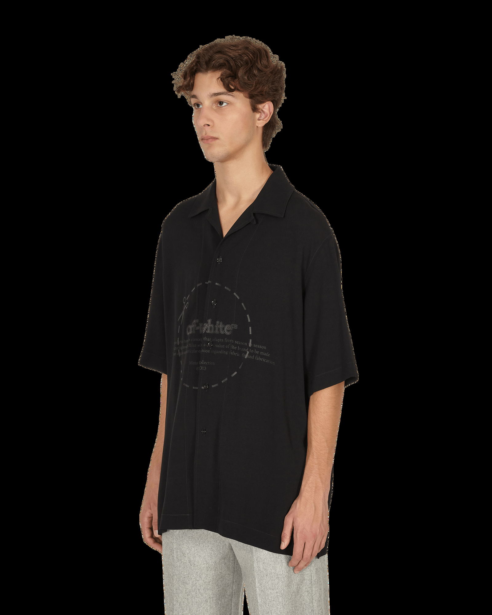 Cut Here Logo Holiday Shirt Black