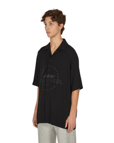 Košeľa Off-White Cut Here Logo Holiday Shirt Black Čierna | OMGA196F21FAB002 1010, 3