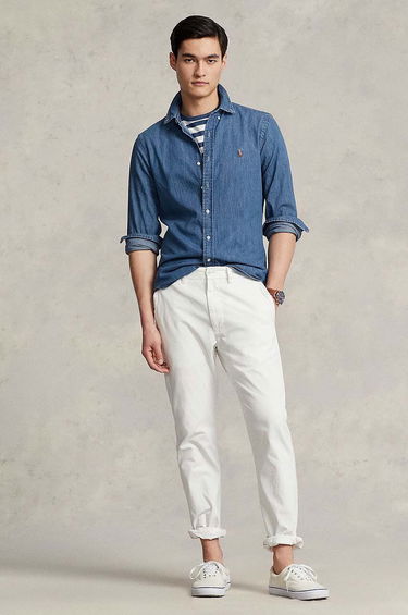 Košeľa Polo by Ralph Lauren Denim Shirt Modrá | 710548539001, 3