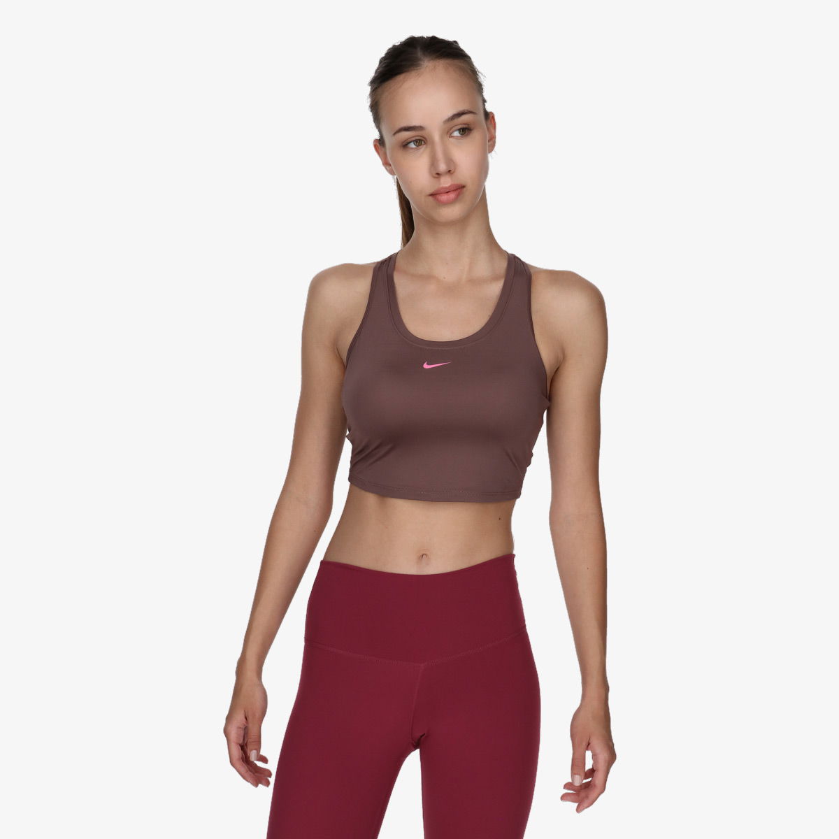 Crop Top Nike One Crop Tank Top Hnedá | DX0004-291, 0