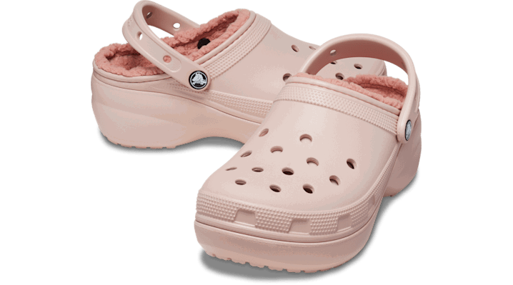 Tenisky a topánky Crocs Classic Platform Lined Clogs Ružová | 207938-6TY, 1