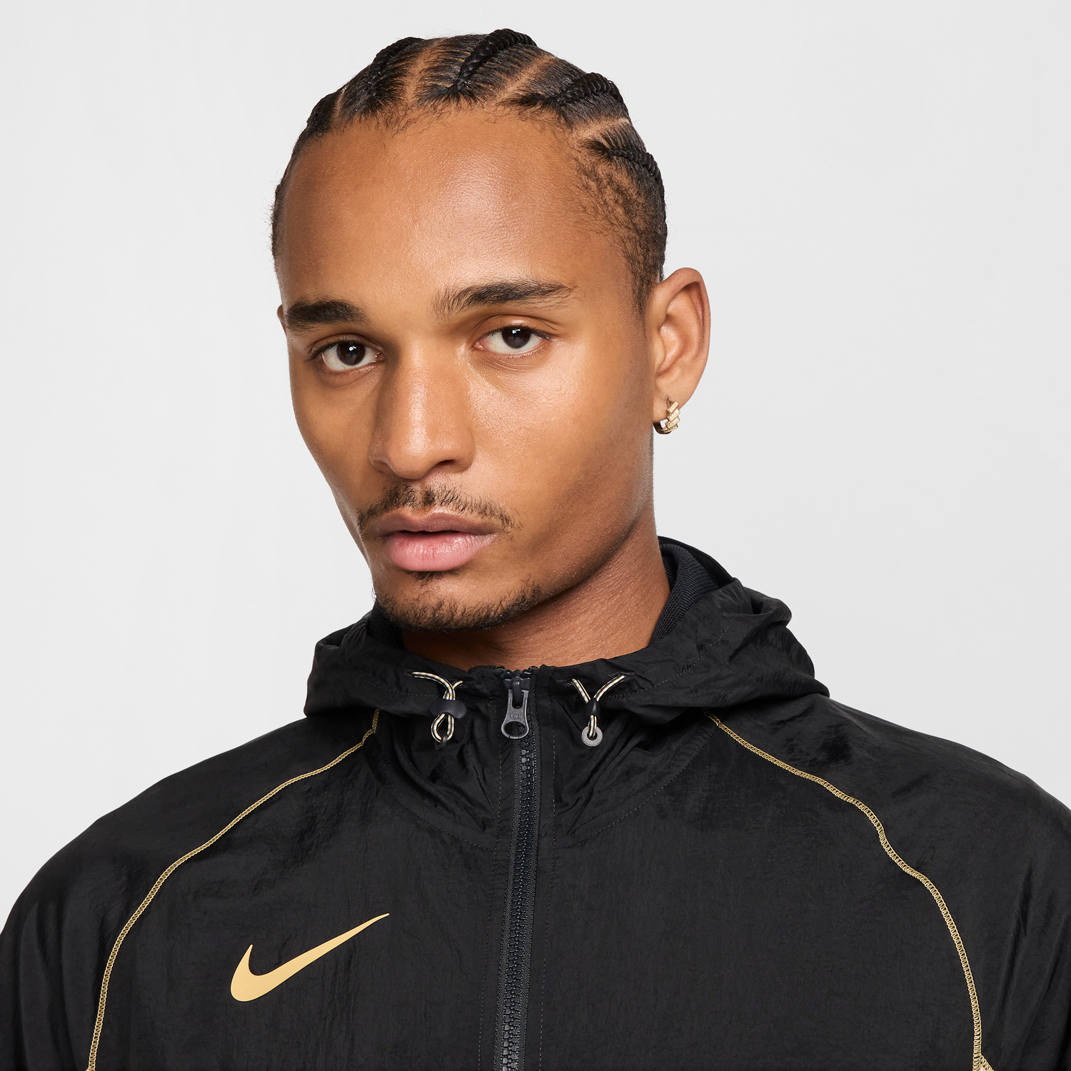 Vetrovka Nike Strike+ Hooded Football Jacket Čierna | HJ3802-013, 1