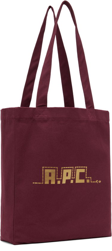 Tote bag A.P.C. Burgundy Lou Tote Bag Vínová | COHHN-M67001, 1