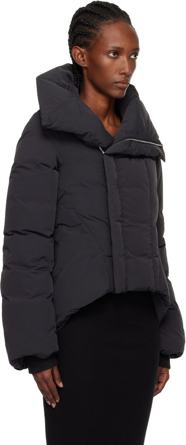 Prešívaná bunda Rick Owens Rick Owens Concordians Naska Duvet Asymmetric Collar Down Jacket Čierna | RP02E4746 MTD1, 1