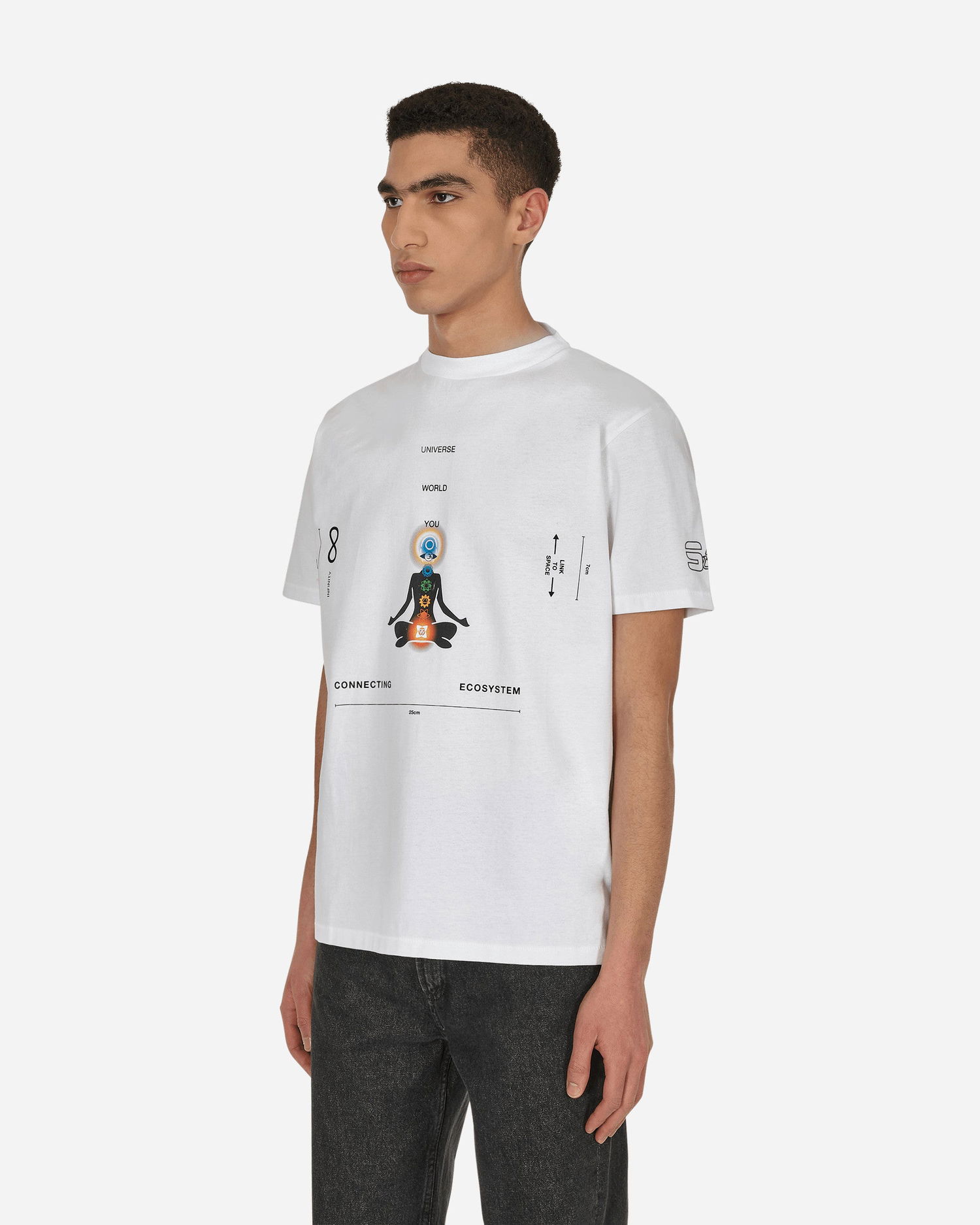 Tričko Space Available Inner Connection T-Shirt Biela | SA-ICT002-WHT WHITE, 1