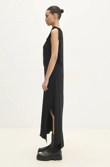 Šaty Samsoe Samsoe Samsoe Samsoe One-Sleeve Maxi Dress Čierna | F24400148, 1