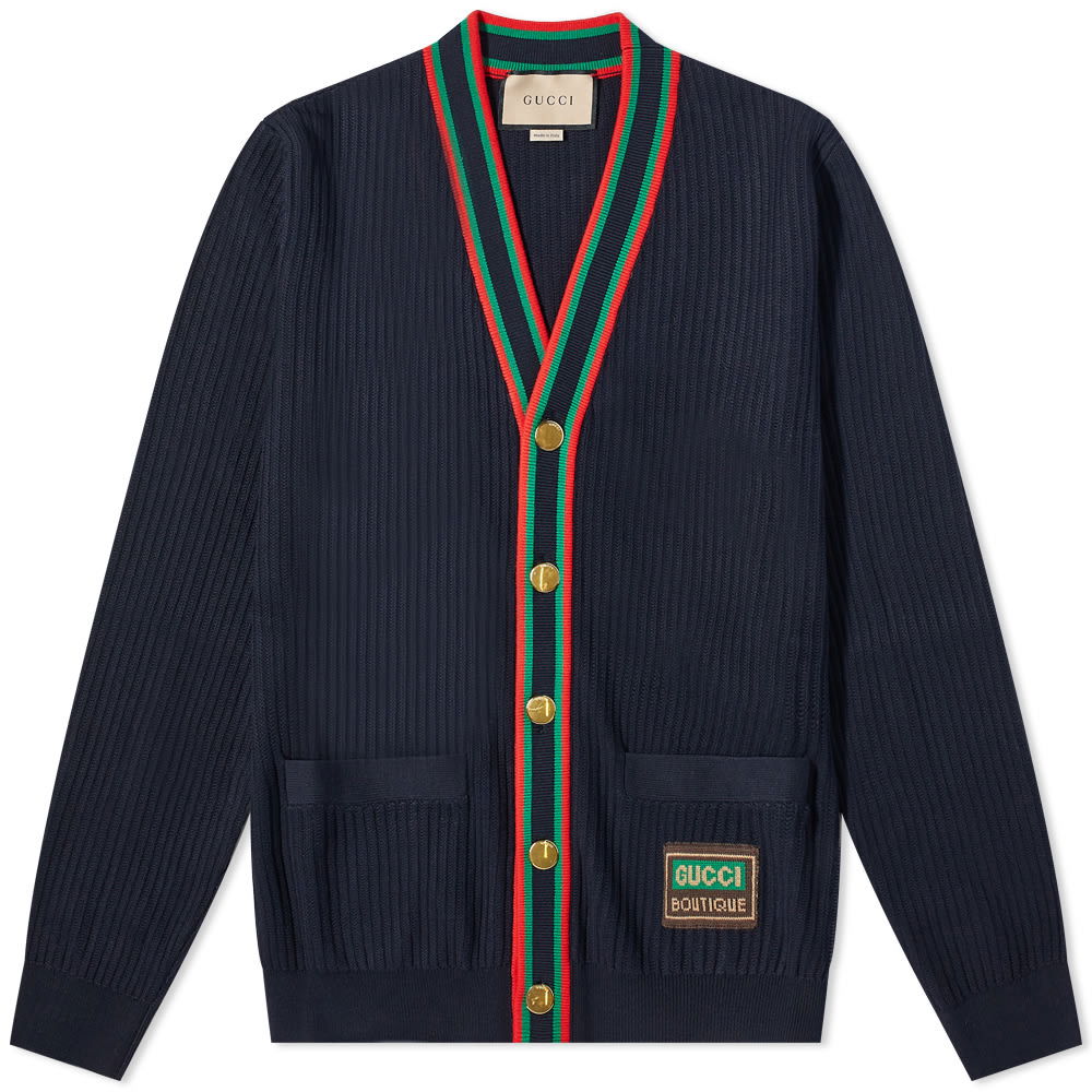 Logo GRD Placket Cardigan