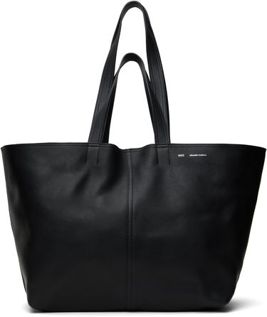 Tote bag AMI AMI Paris Leather Midi Tote Čierna | ULL025.AL0090, 0