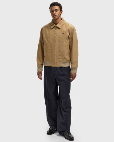 Bomber bunda Lacoste Collared Full-Zip Bomber Jacket Béžová | BH5147-02S, 1