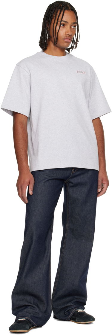 Tričko Casablanca 'Casablanca' Logo Patch T-shirt Šedá | M-AW25-JTS-044-02, 3