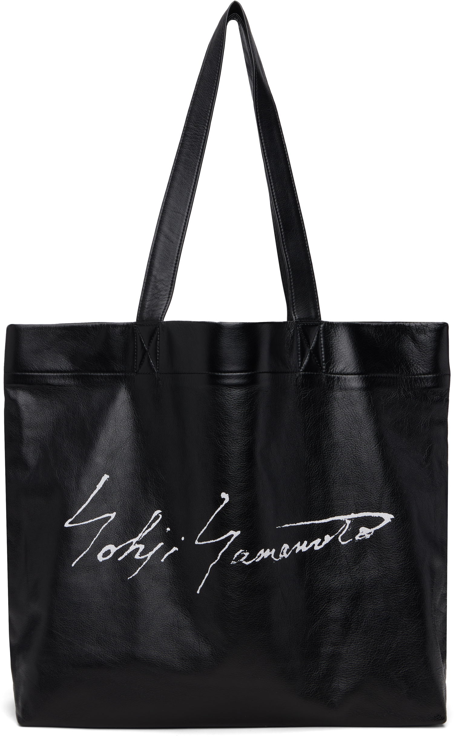 Tote bag Yohji Yamamoto Yohji Yamamoto Signature L Tote Čierna | DM-I05-791, 0