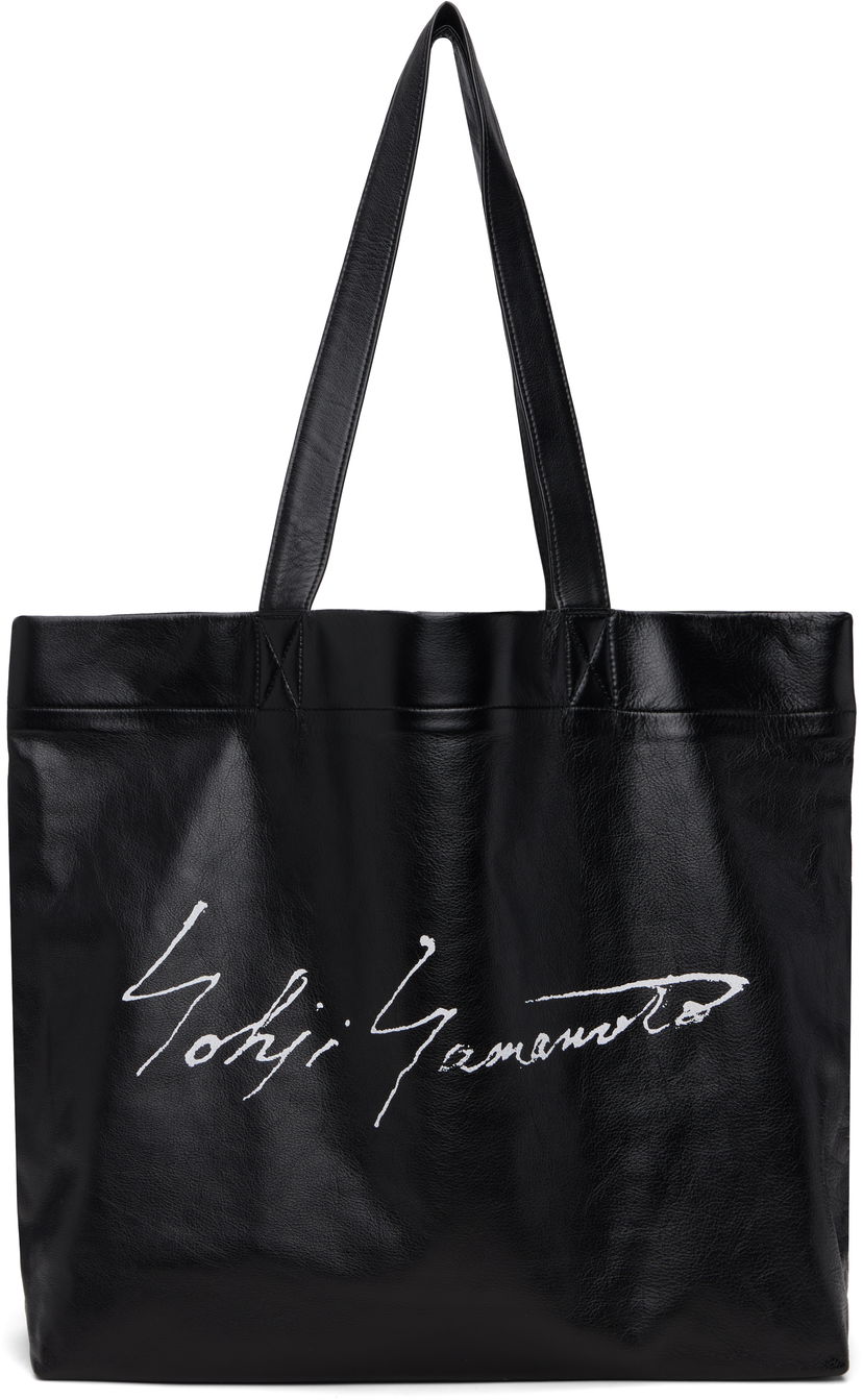 Tote bag Yohji Yamamoto Yohji Yamamoto Signature L Tote Čierna | DM-I05-791