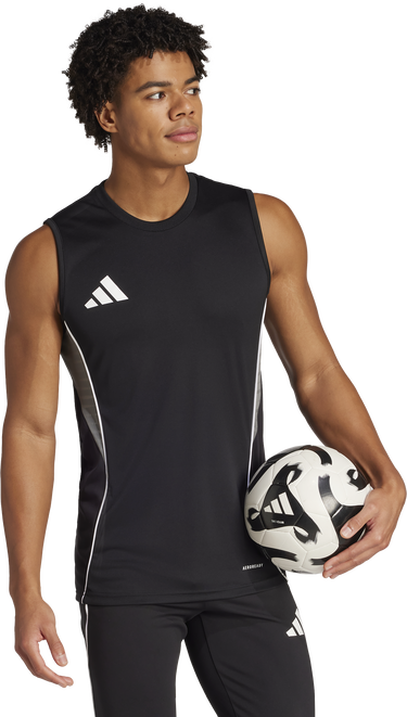 Tielko adidas Originals Adidas Tiro 25 Sleeveless Jersey Čierna | jj1521, 3