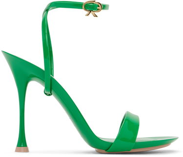 Tenisky a topánky Gianvito Rossi Ribbon Heeled Sandals Zelené | G32174.95LAC.VER, 0