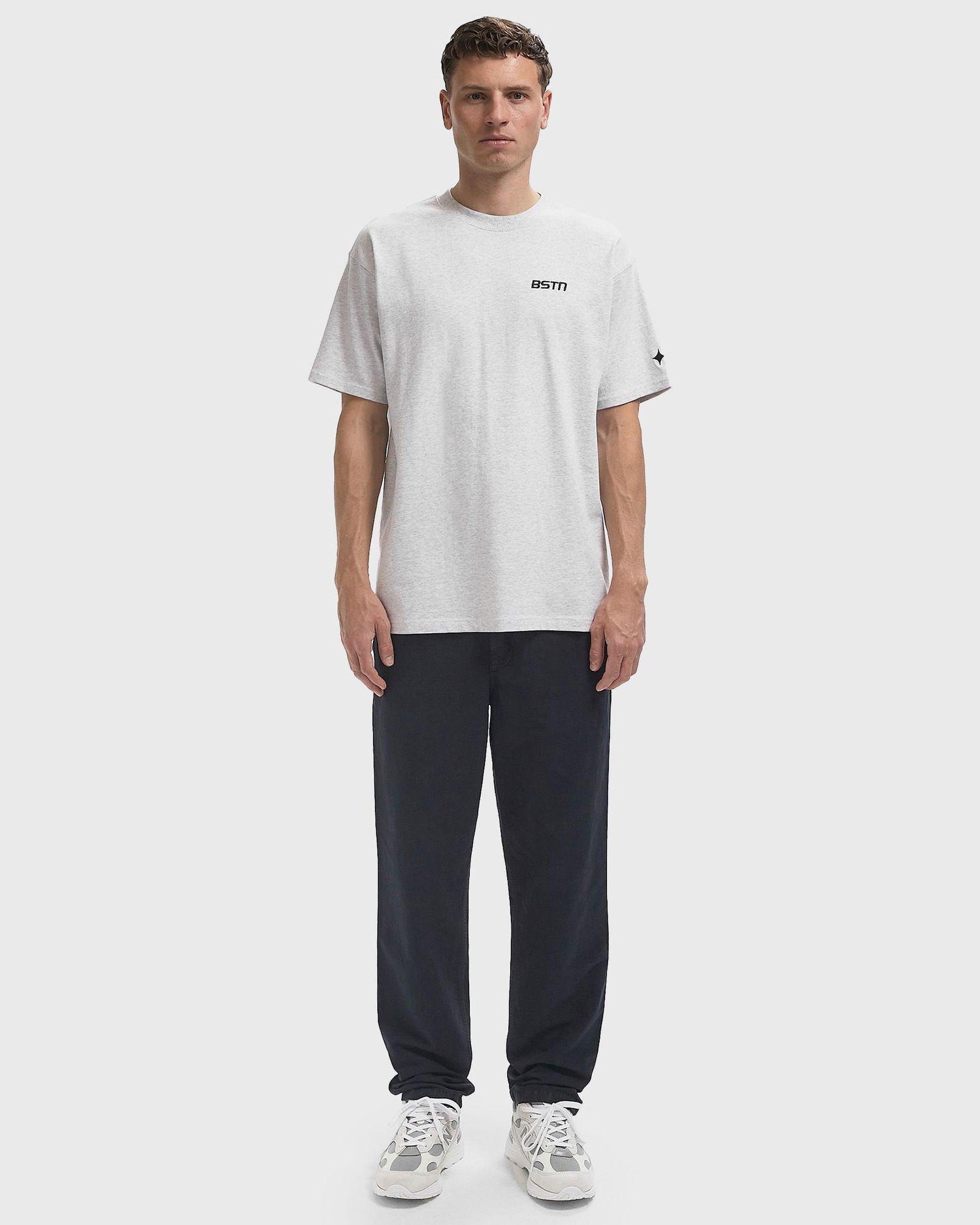 Nohavice NORSE PROJECTS Ezra Relaxed Cotton Linen Trousers Navy | N25-0420-7004, 1