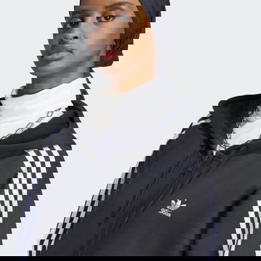 Mikina adidas Originals Adicolor Classics 3-Stripes Full-Zip Hoodie Čierna | IK0438, 5