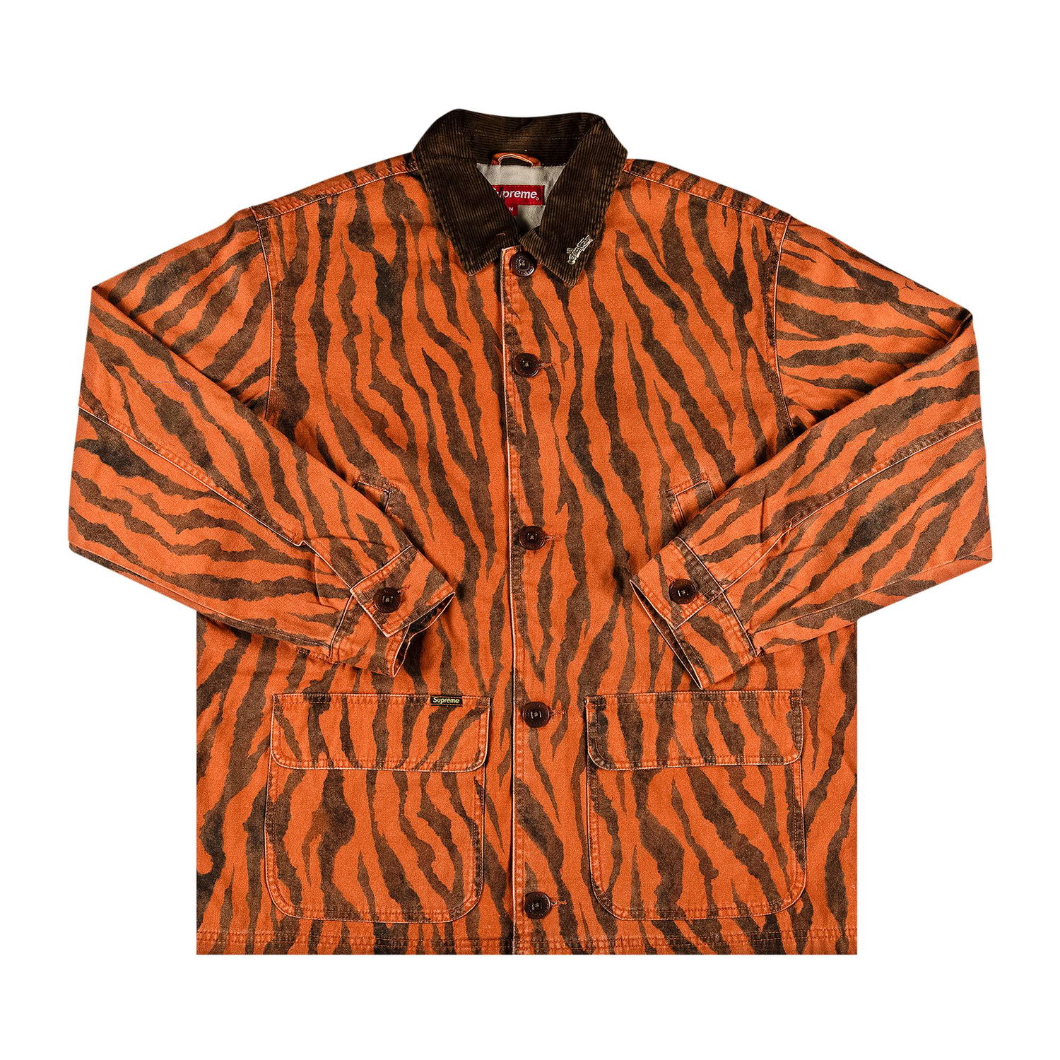Sveter Supreme Barn Coat Oranžová | SS21J93 TIGER STRIPE, 1