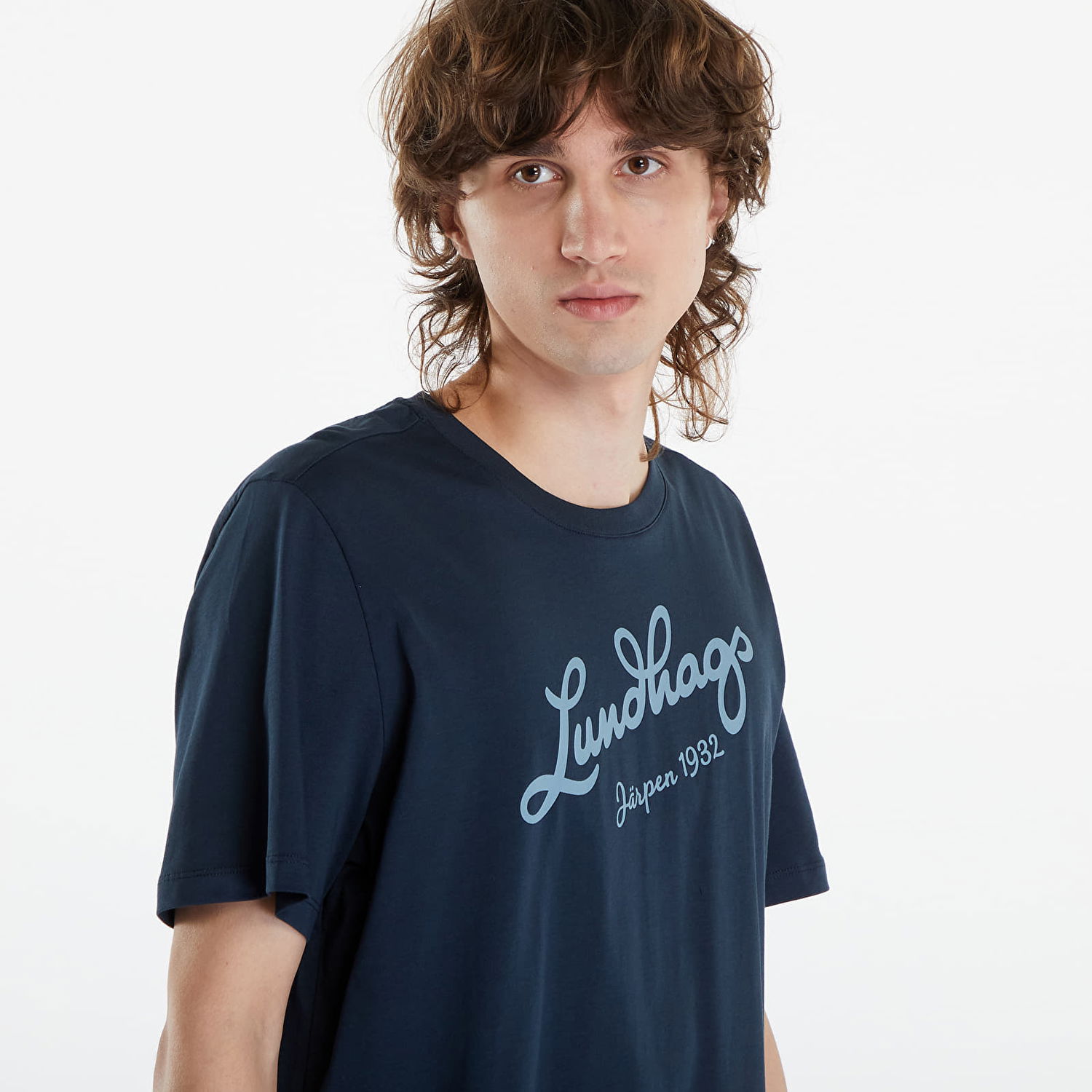 Tričko Lundhags Lundhags Järpen Logo T-Shirt Navy | 44317-24-75350, 1