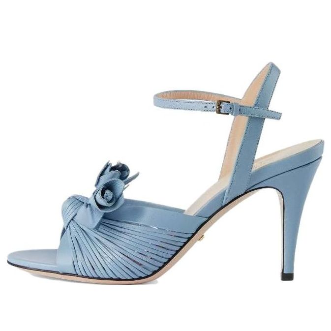 Tenisky a topánky Gucci Lovelight Flower Sandal Modrá | 707742-C9D00-4914, 0