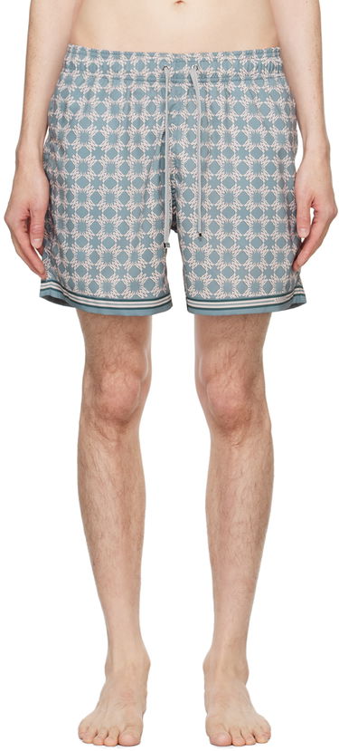 Plavky AMIRI Amiri MA Quad Swim Shorts Modrá | AMSWTK1018, 0