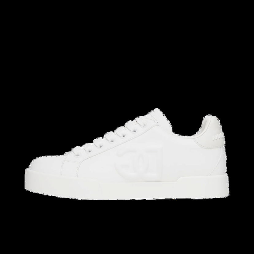 Tenisky a topánky Dolce & Gabbana White Portofino DG Sneakers Biela | CK1545AG084