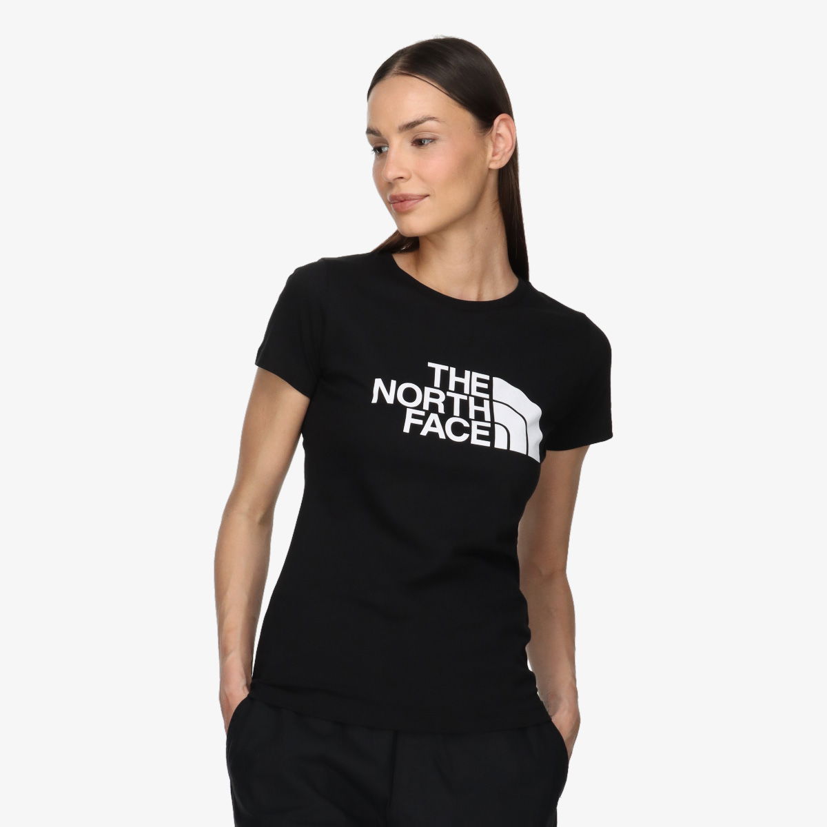 W S/S EASY TEE TNF BLACK
