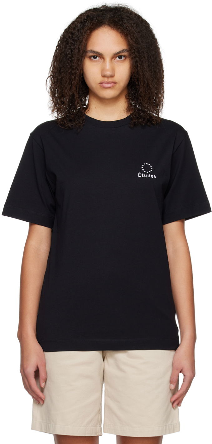 Tričko Études Wonder Black T-Shirt Čierna | C00ME103A00799