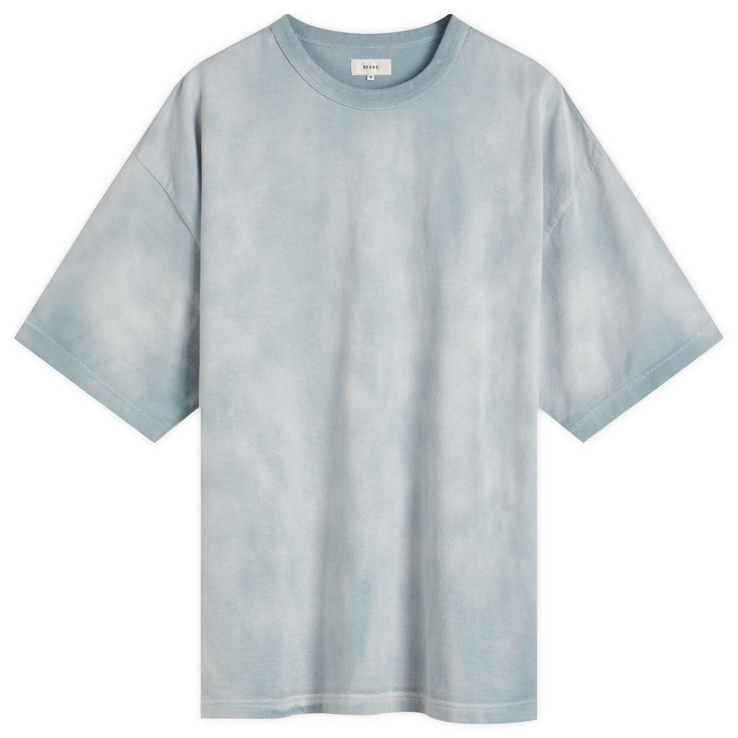 Tričko BEAMS Loose Faded T-Shirt, Size Large Modrá | 1104-1338-146-15, 0