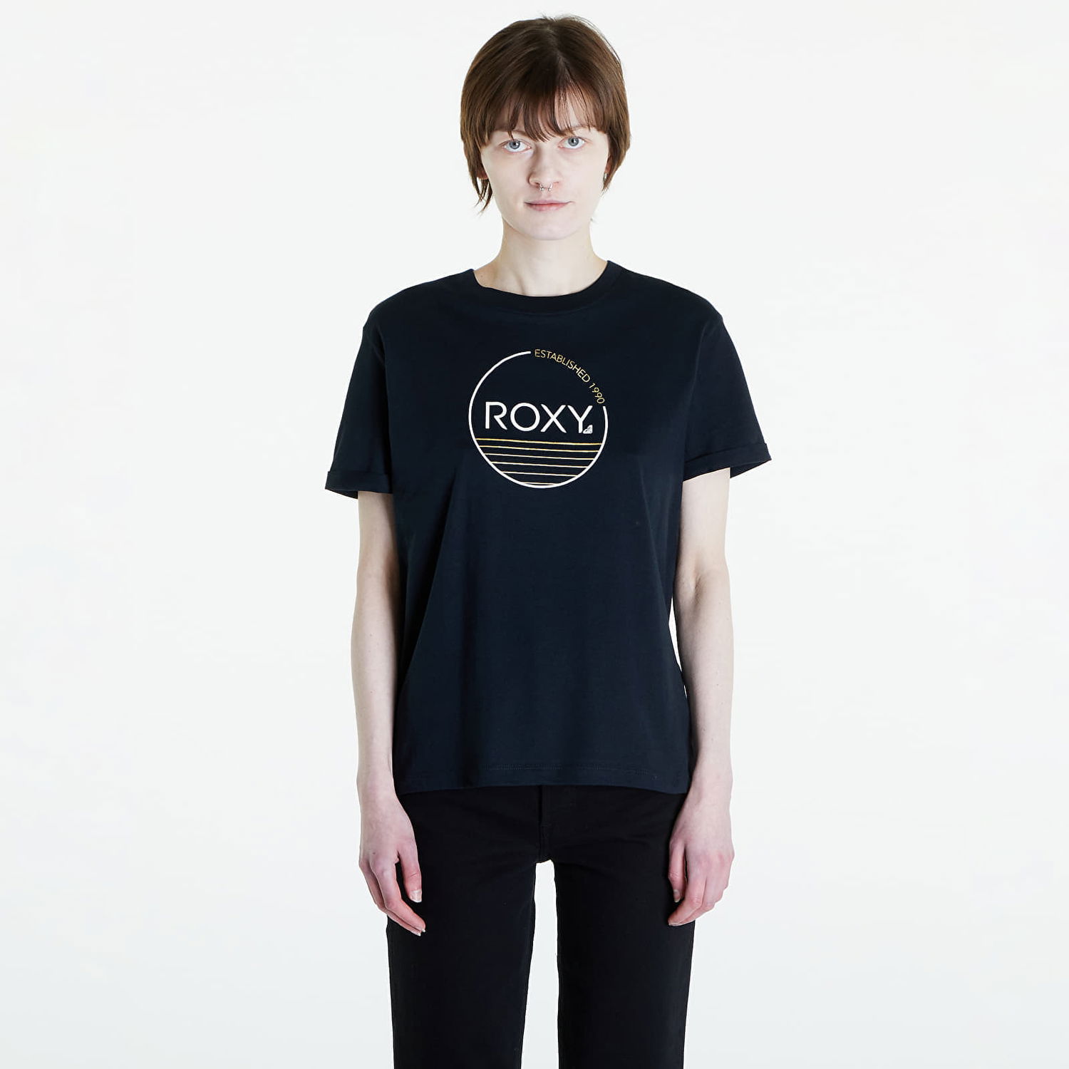 Tričko Roxy T-Shirt Noon Ocean Black Čierna | ERJZT05698-KVJ0, 0