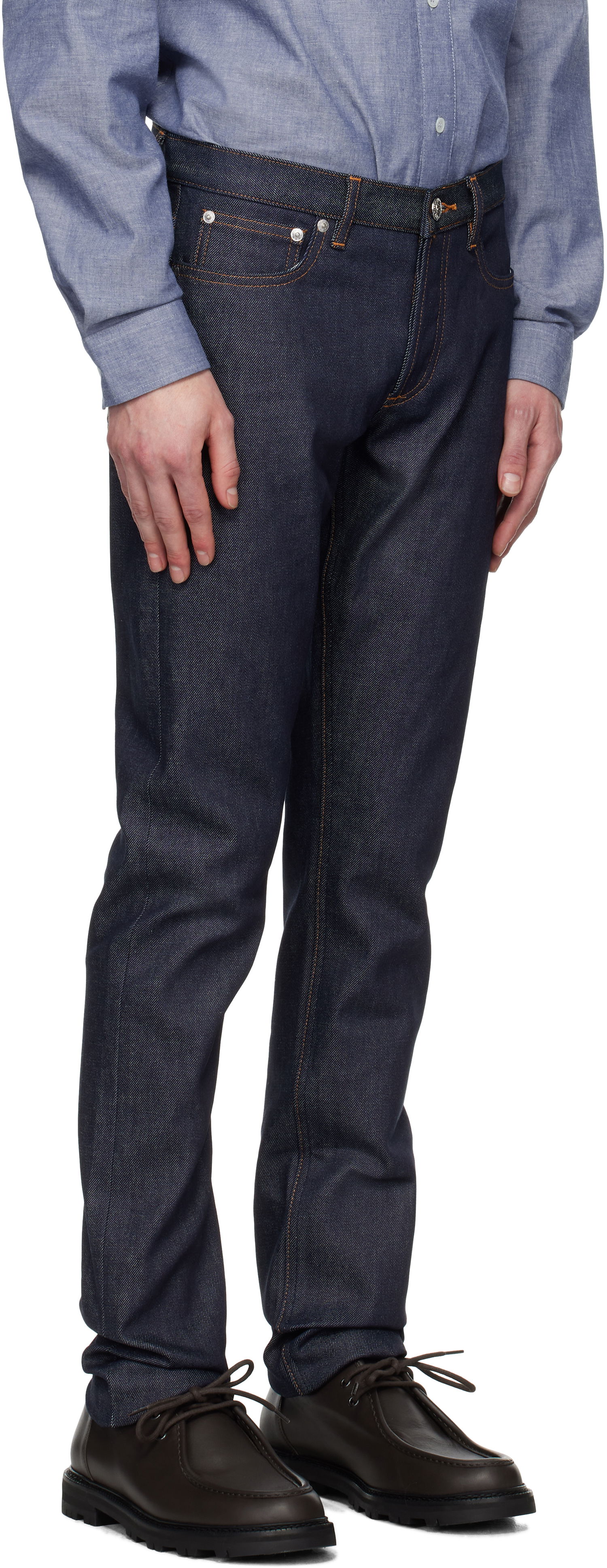 Džínsy A.P.C. Petit Standard Jean Navy | COZZI-M09002, 1