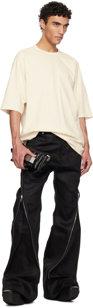 Tričko Rick Owens Rick Owens Hollywood Jumbo Short Sleeve T-Shirt Béžová | RU01E5274 JNC, 4
