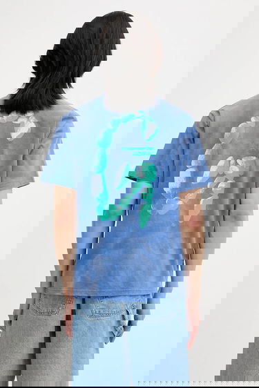 Tričko thisisneverthat thisisneverthat x Gramicci Sun Faded T-Shirt Modrá | GM243TTSST01, 2