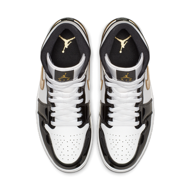 Tenisky a topánky Jordan Air Jordan 1 Mid Patent "Black Gold" Rôznofarebný | 852542-007, 4