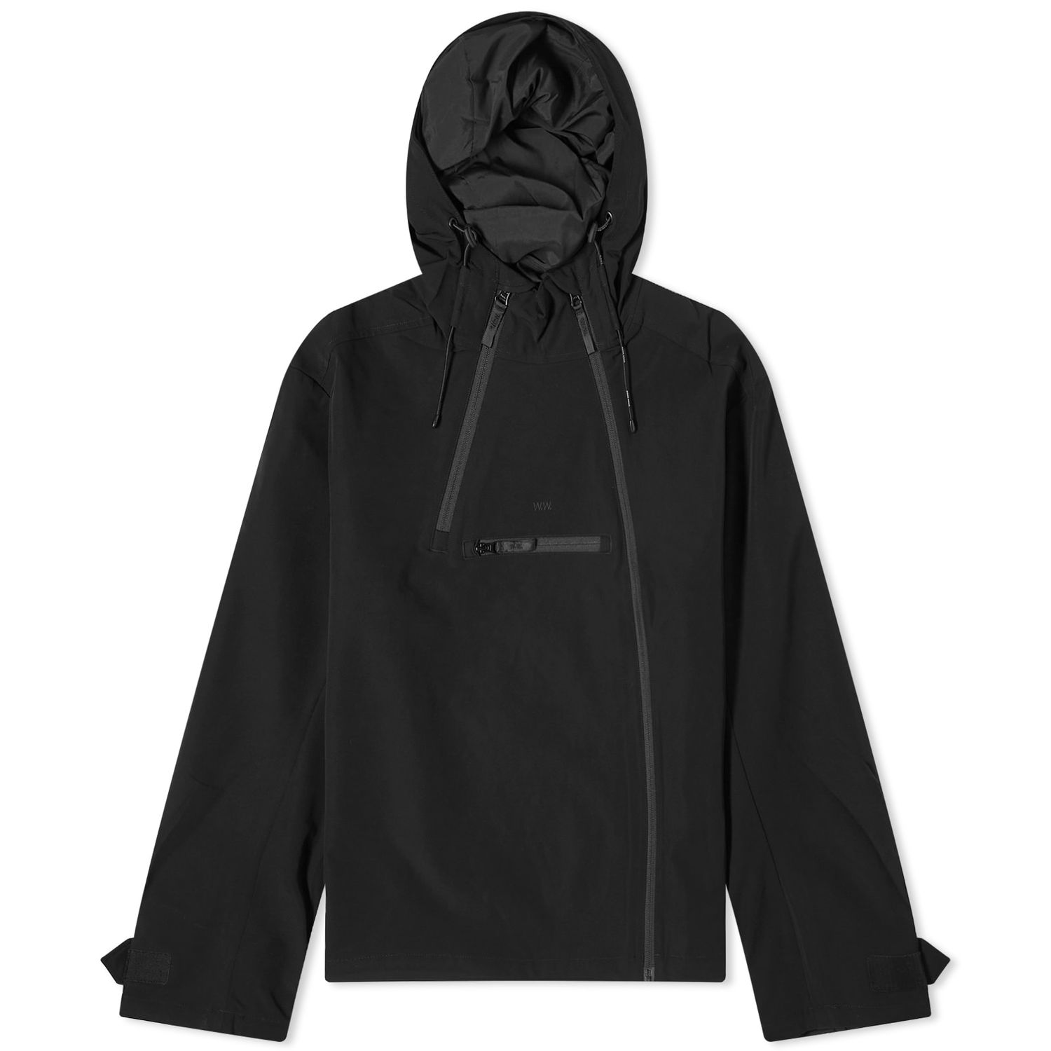 Mikina WOOD WOOD Men's Olaybal Tech Jacket Black Čierna | 12335908-5191-SOR-9999, 0