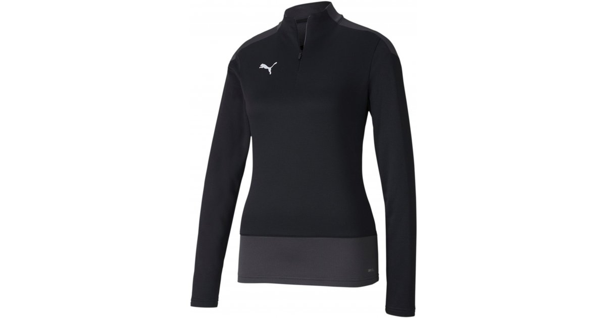 Tričko Puma teamGOAL 23 1/4 Zip Čierna | 656937-003, 1