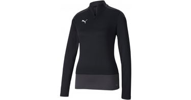 Tričko Puma teamGOAL 23 1/4 Zip Čierna | 656937-003, 1