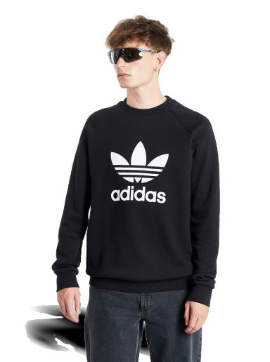 Mikina adidas Originals Trefoil Crew Čierna | H06651