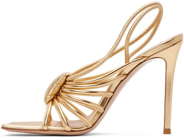 Tenisky a topánky Gianvito Rossi Hellen Square Toe Heeled Sandals Metalická | G32488-15RIC-NPS, 2